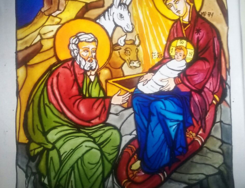 Nașterea Domnului – Vitraliu