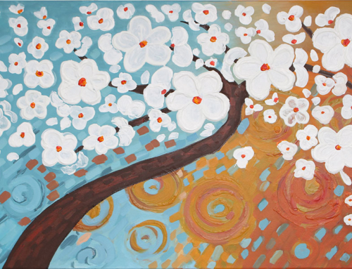 Copac cu Flori – Abstract